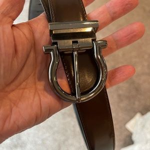 Men’s brown Ferragamo Blet - 36